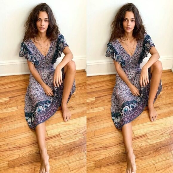 Free People JEN’S PIRATE BOOTY Silvia Sequin Maxi - Picture 9 of 10